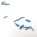 Custom Small Mini Aluminum Straight Pipe Blue Anodizing Aluminum Capillary Tube with Hollow